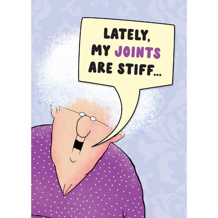 Greeting Cards by Norcard - Wholesale Birthday Card - BD/Joints Are Stiff