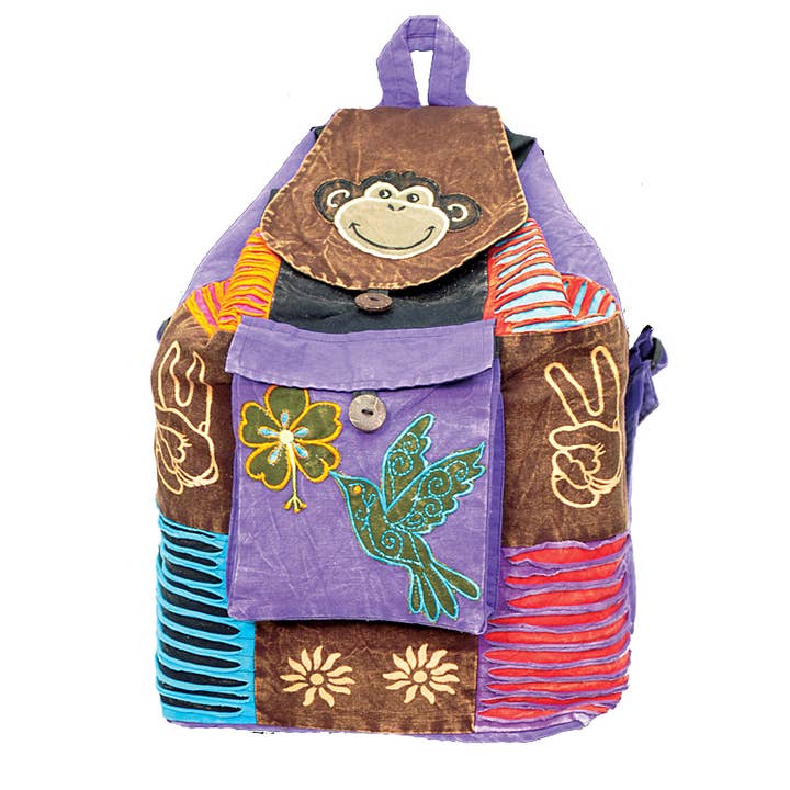 Benjamin International - Wholesale Backpack - Unisex - Monkey Backpack