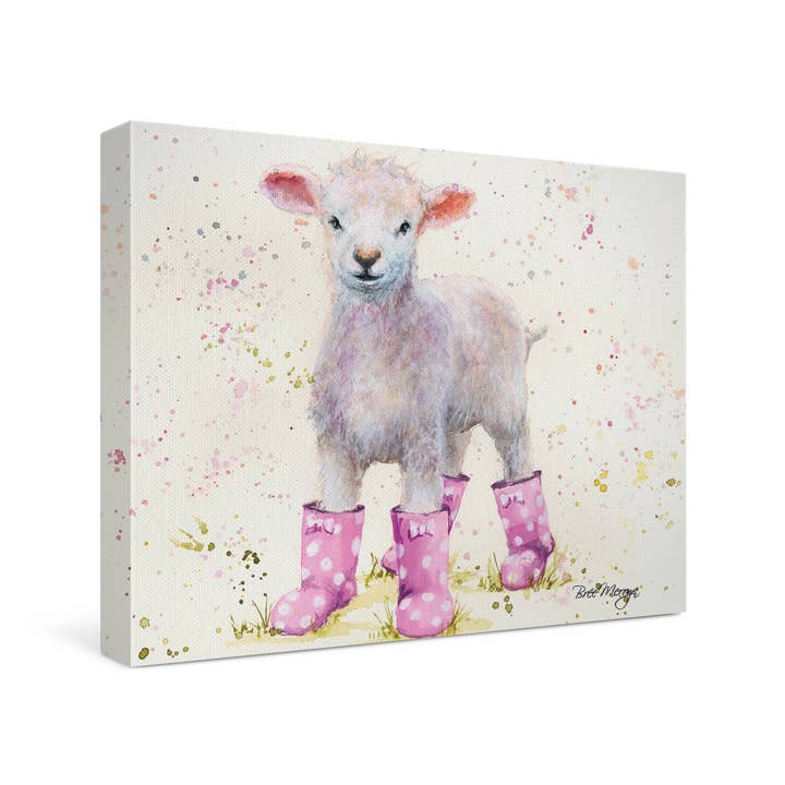 Bree Merryn Art Ltd - Wholesale Art print - Lottie Canvas Cutie (6"x8")