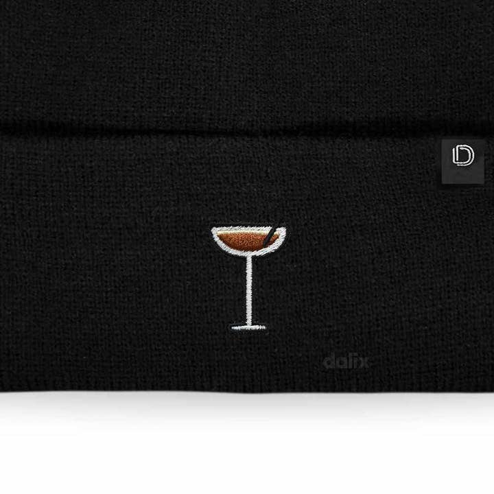 Dalix Espresso Martini Beanie Cap for wholesale by Dalix