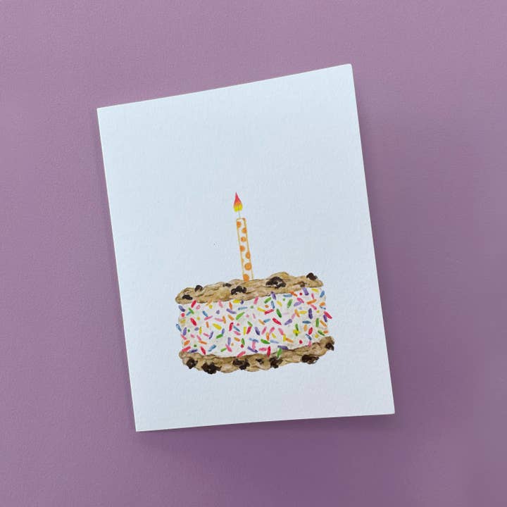 The Land of La – wholesale Birthday card – Ice Cream Cookie Sandwich
