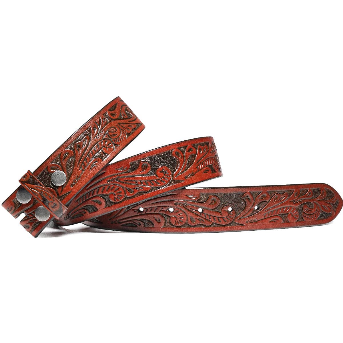 Fabio Valenti - Vendita all'ingrosso Cintura - Uomo - Cintura da uomo in vera pelle con cinturino a scatto senza fibbia9