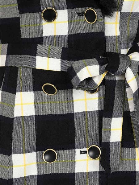 BLAWHI Caron Monokrom Rutig Kappa för wholesale på Faire3