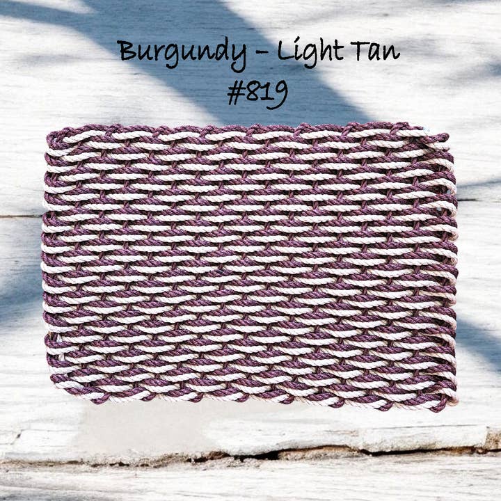 819 The "Original" Handcrafted Woven Maine Lobster Rope Door Mat for wholesale by Maine Rope Mats