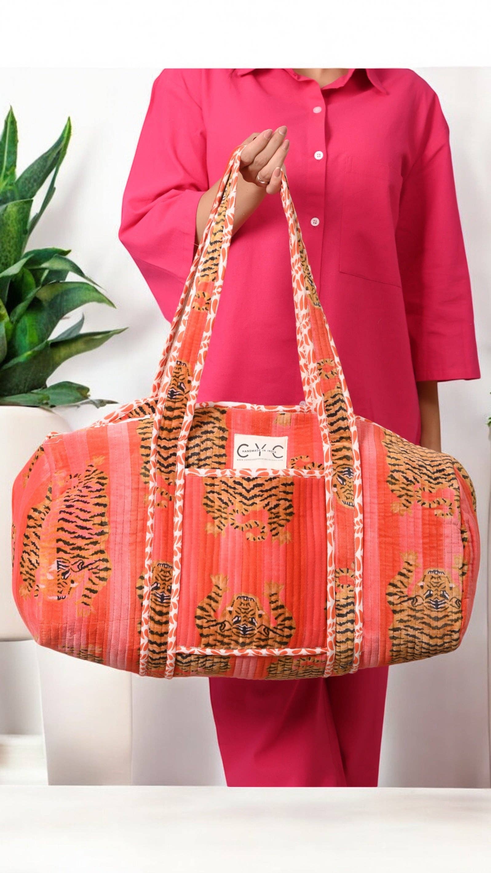 CYC - Wholesale Weekender Bag - Women's - The Tibetan Tiger Velvet Weekender3