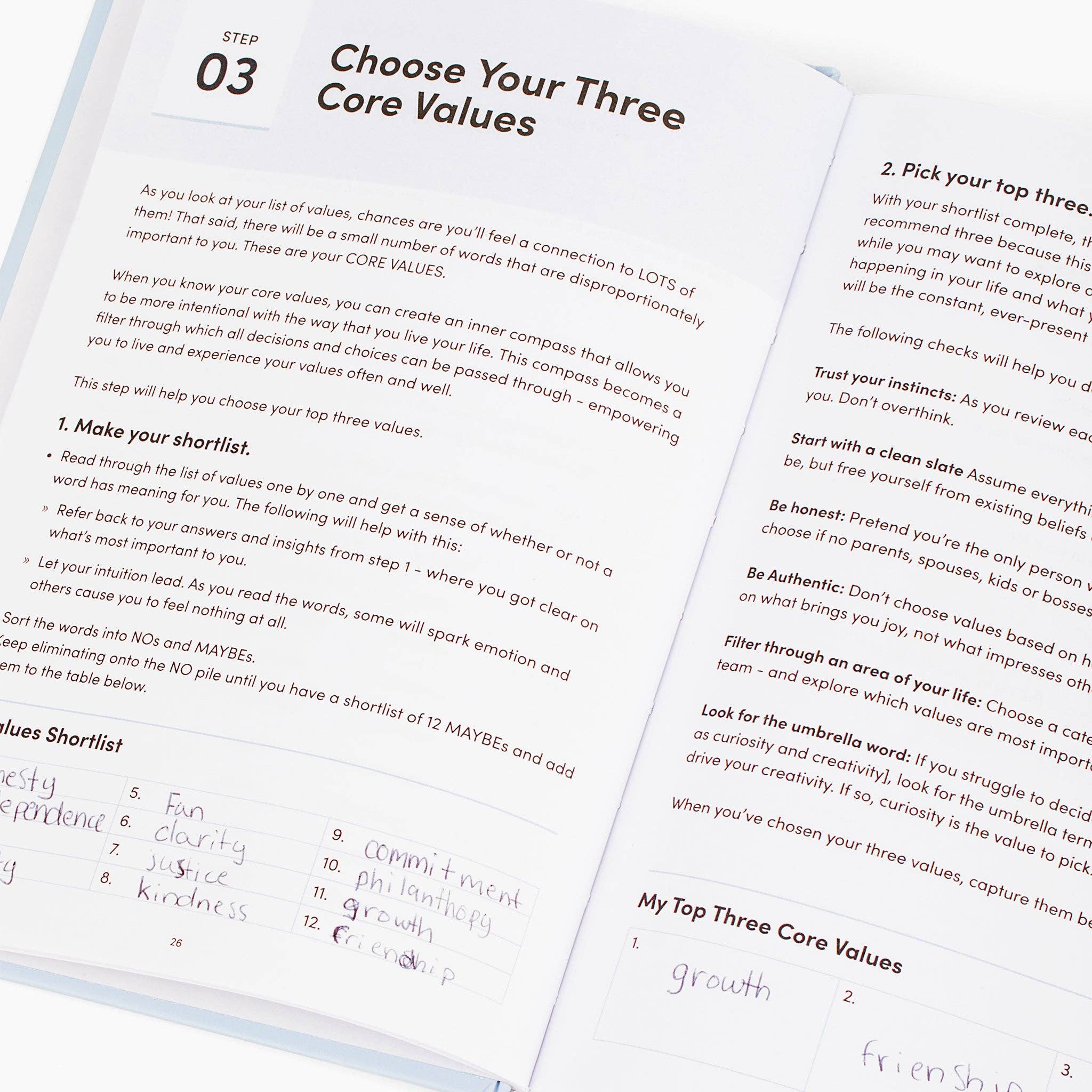 BestSelf Co. - Wholesale Journal/Diary - [Archived] Core Values Journal1