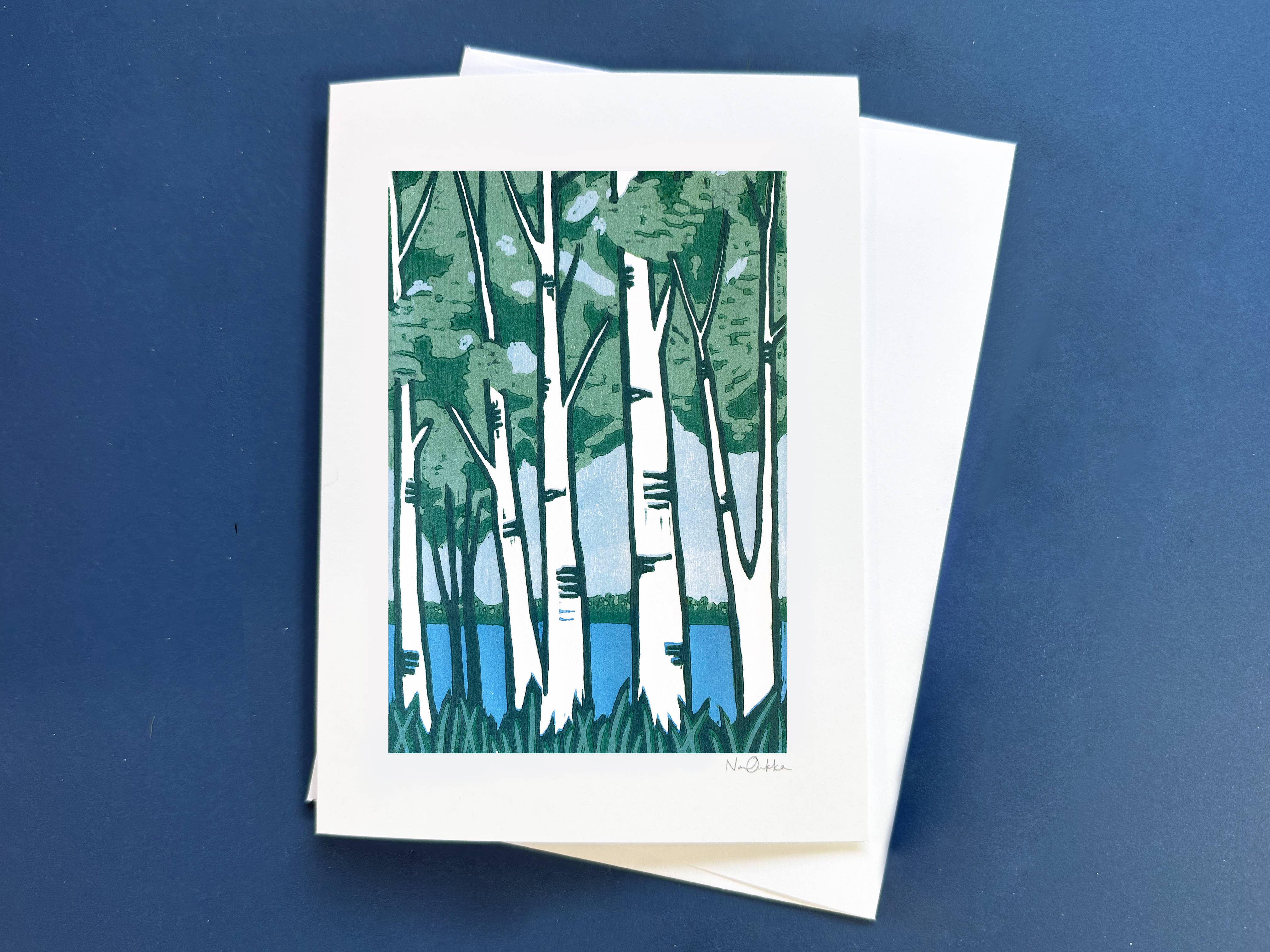 Nan Onkka Prints - Wholesale Gewone wenskaart - In Good Company wenskaart2