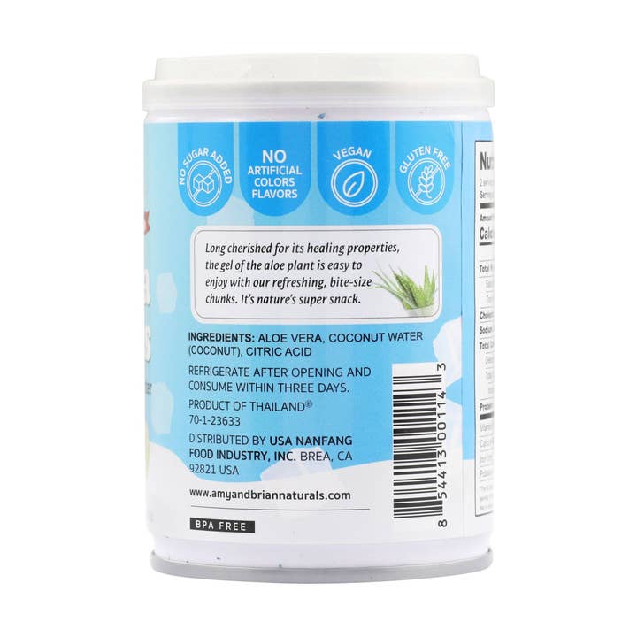Amy & Brian - Wholesale Fruit Snacks - Amy & Brian Natural Aloe Vera Bites with Coconut Water 8.8oz
