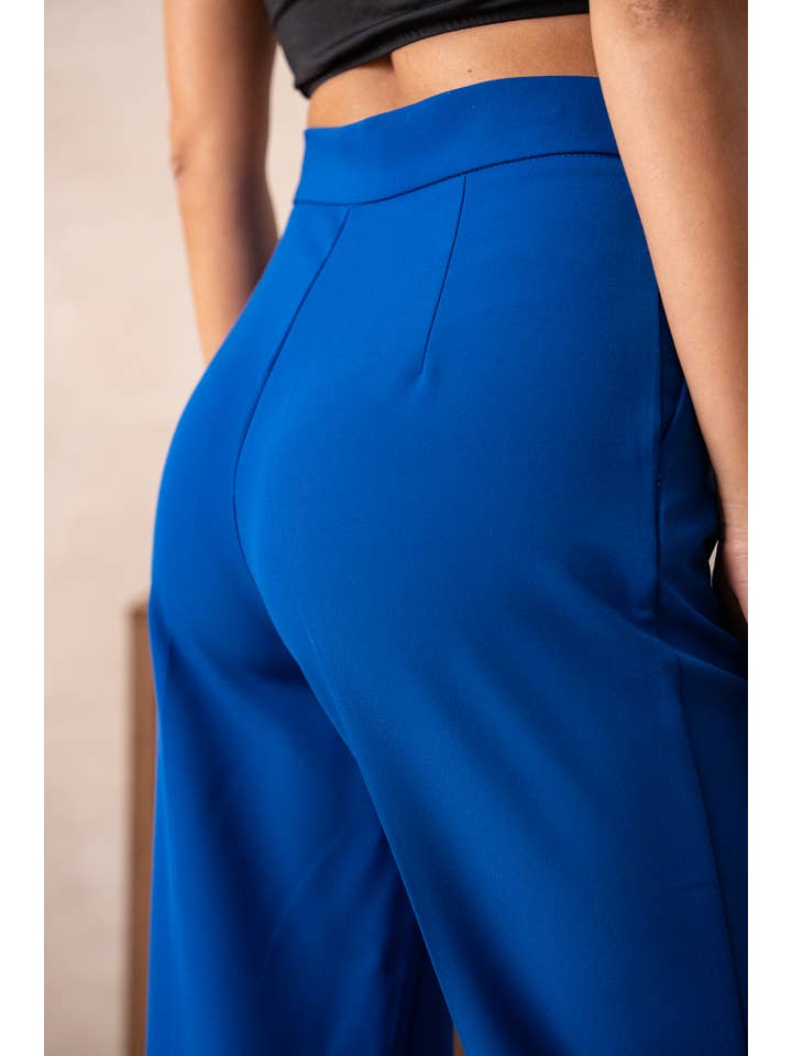 Attentif Paris – wholesale Byxor - Dam – Solid raka byxor med hög midja53