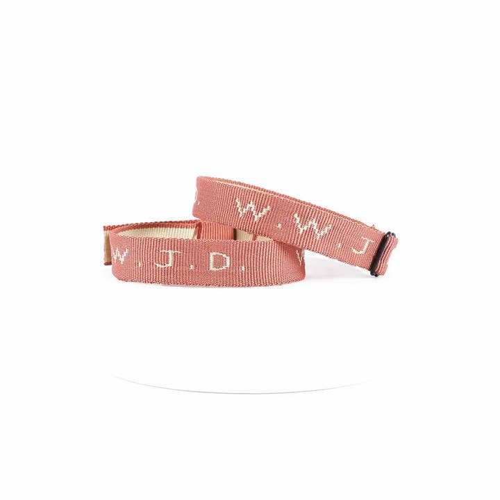 WWJD Bracelet - Terracotta - Pk25 for wholesale by Swanson Christian Products