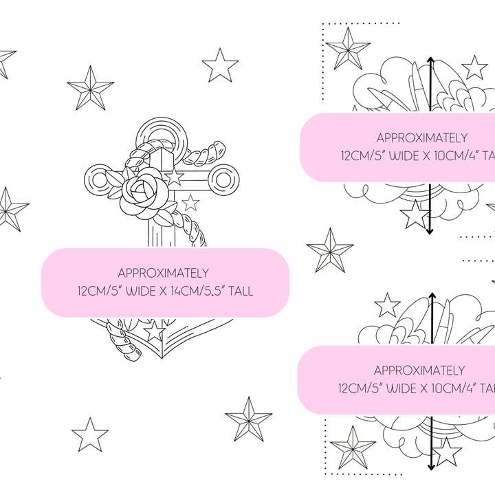 Hook, Line & Tinker Embroidery Kits - Wholesale Embroidery/Cross Stitch Supplies - Nautical Stick and Stitch Bundle