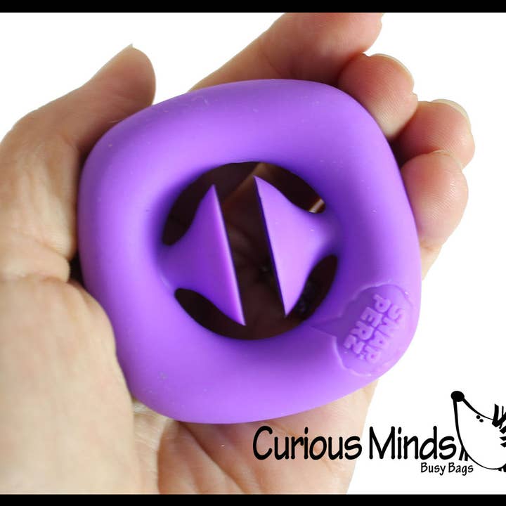 Curious Minds Toys – wholesale Fidget toy – Kids – 1 Snapperz - Suction Cup- S squeeze. Pop Fidget Toy