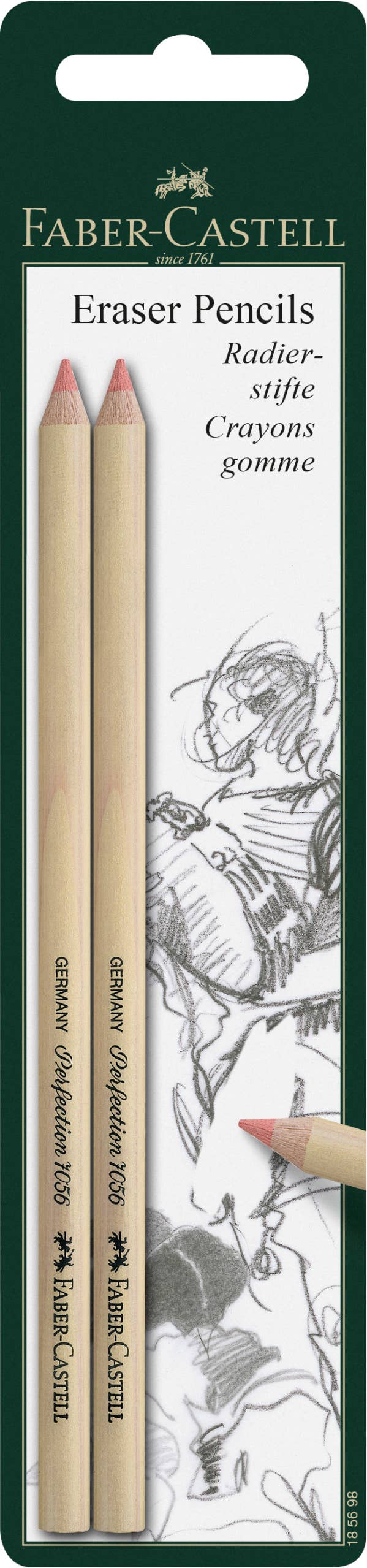 Faber-Castell / Creativity for Kids - Wholesale Eraser - Perfection 7056 Eraser Pencils1