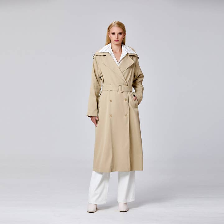 Smart and Joy - Wholesale Trench Coat - Women's - Classic-looking trench coat13