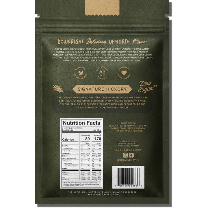 Rogue Jerky Co. - Wholesale Jerky - Signature Hickory Beef Jerky