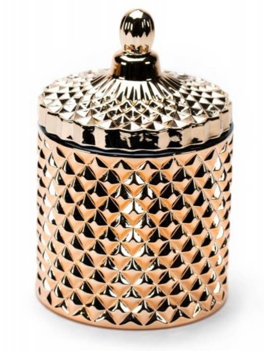 Metallic Geo Candle for wholesale by Lily Bella Home Fragrance