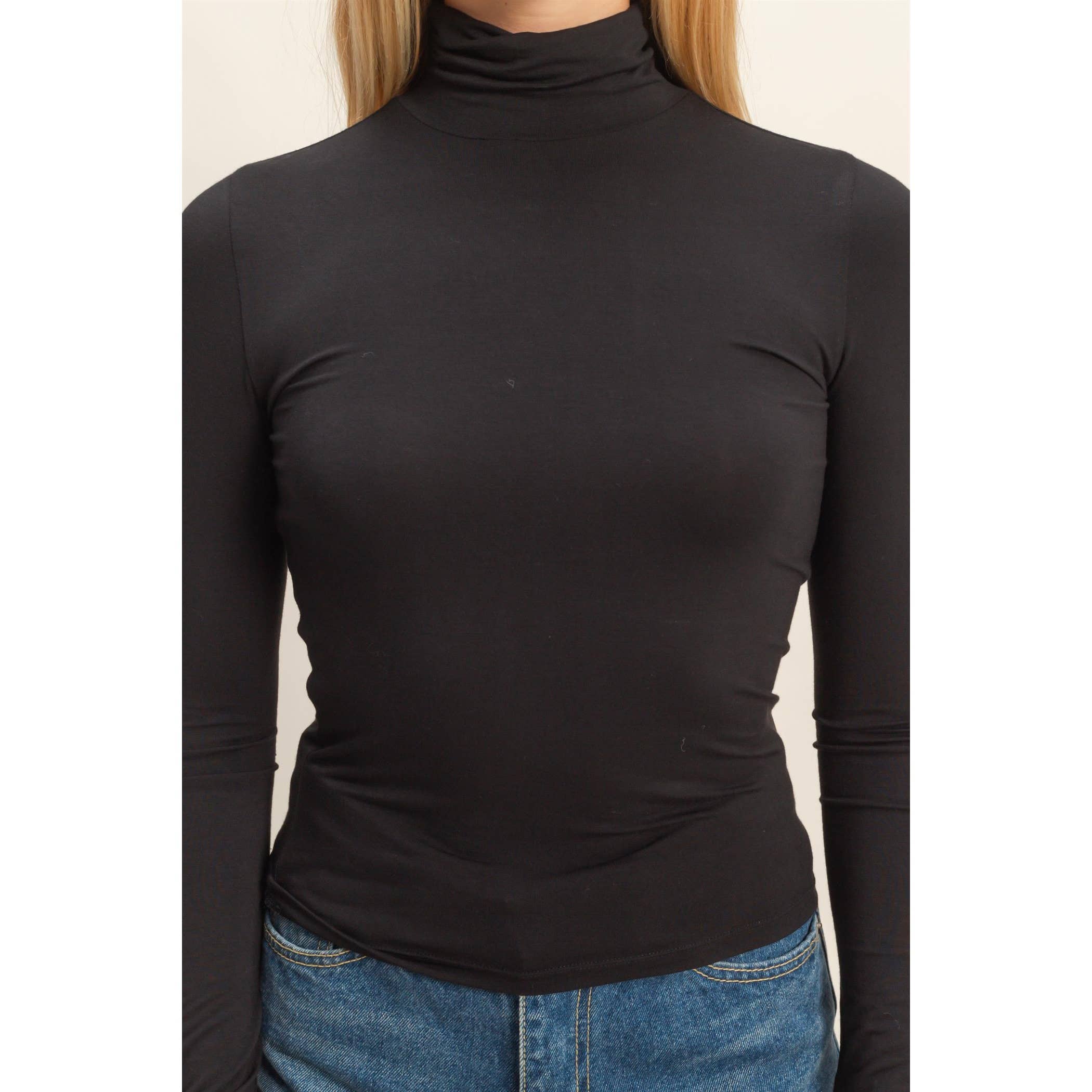 HYFVE - Wholesale Shirt - Women's - Turtleneck Long Sleeve Fitted Top15
