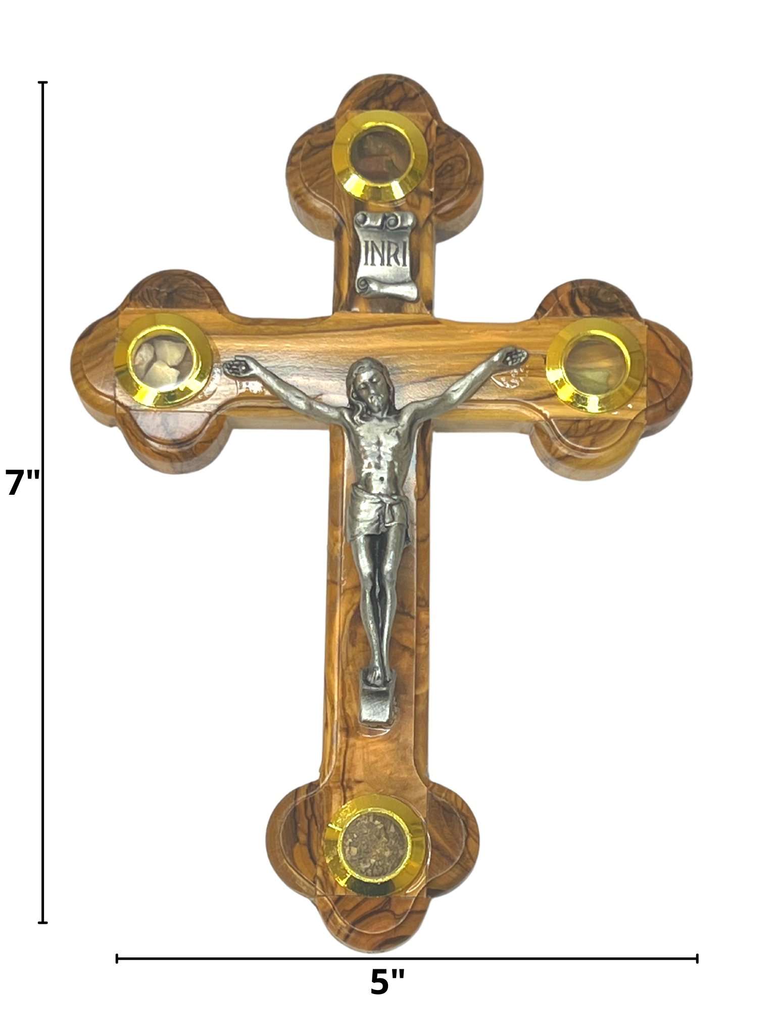 3 Arches USA - Wholesale Wall Cross - Olive Wood Cross With Crucifix-Wall Hanging Christian Cross1