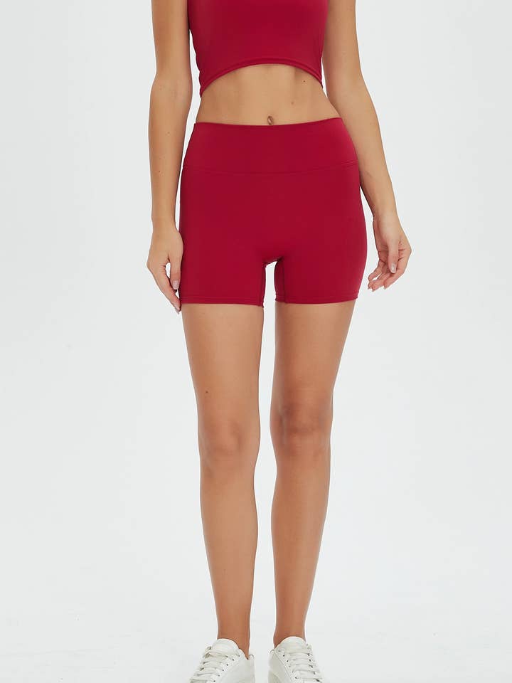 Simone High Waist Active Shorts for wholesale by Mantra Active