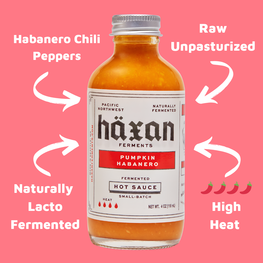 Haxan Ferments - Wholesale Hot Sauce - Pumpkin Habanero Artisan Hot Sauce - Earthy & Spicy-Sweet1