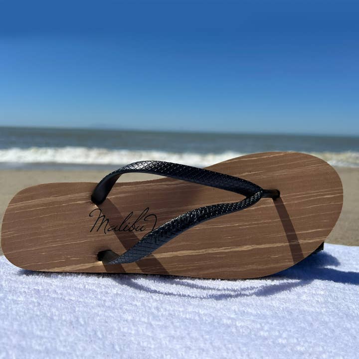 Malibu Jane - Wholesale Flip Flops - Women's - Huntington Flip Flop Black