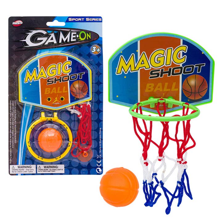 Hunson Game On Magic Shoot Mini Basketball Hoop Set for wholesale by Deluxe Import Trading