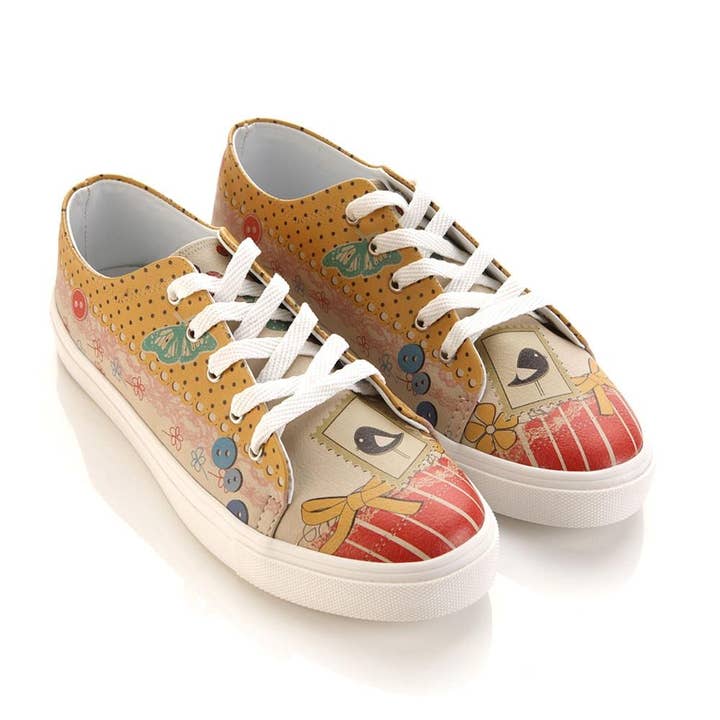 Cute Bird Sneaker Shoes SPR5009 voor wholesale door Goby