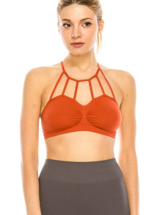 TOP REGGISENO CON CINTURINO IN GABBIA per la vendita all'ingrosso da parte di KurveShop
