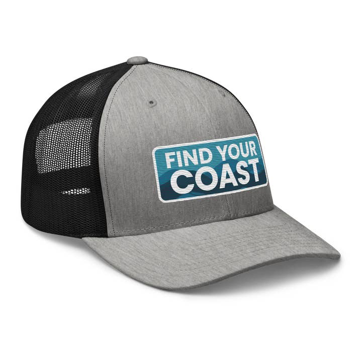 Find Your Coast® Scenic Trucker Hats for wholesale by Find Your Coast® Apparel