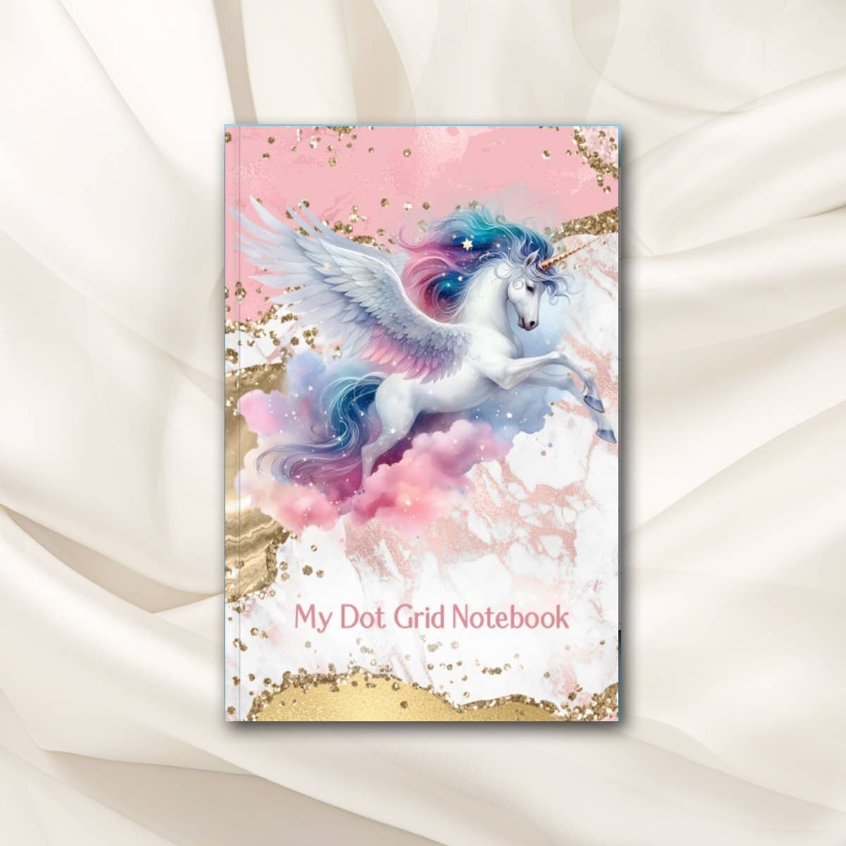 Gilded Iris Designs, LLC - Wholesale Journal/Diary - Pegasus Dot Grid Journal