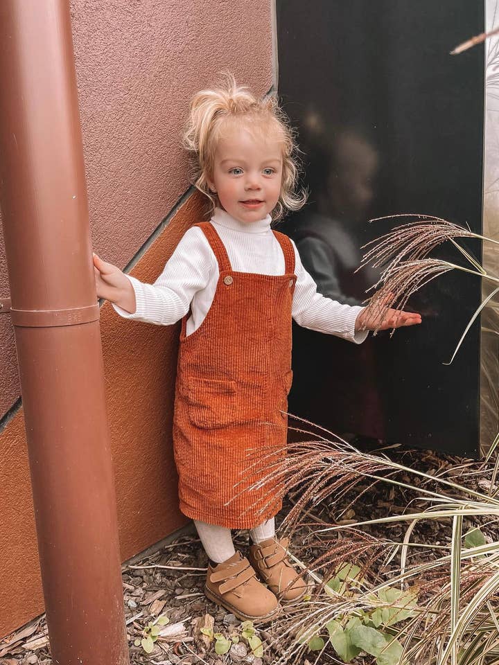 Autumn Corduroy Dress for wholesale by Charlie and Bear Boutique