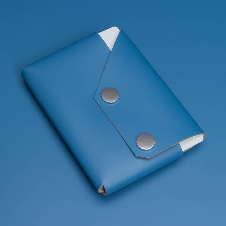 PORTAFOGLIO DA VIAGGIO BLU - Pelle riciclata per la vendita all'ingrosso da parte di LEMUR