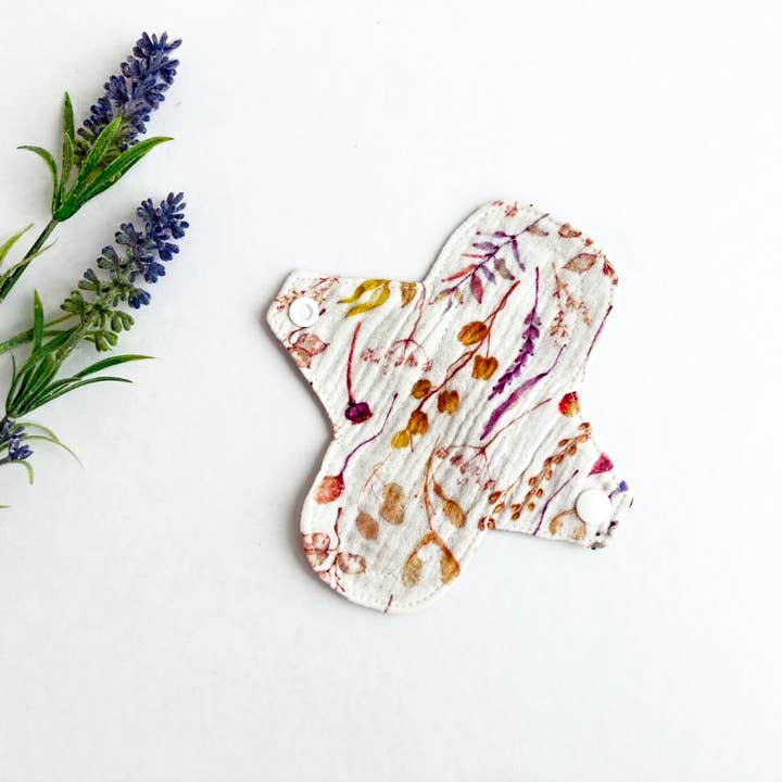 Bloom Pads - Wholesale Period Underwear - Women's - Extra-thin reusable panty liner 5 PACK, Organic cotton pads6