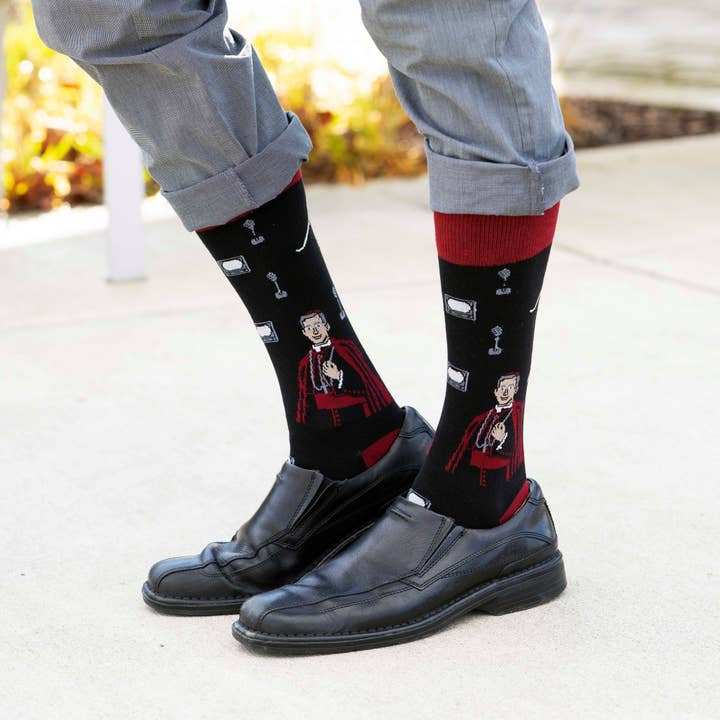 Sock Religious - Wholesale Socks - Unisex - Archbishop Fulton Sheen Adult Socks2