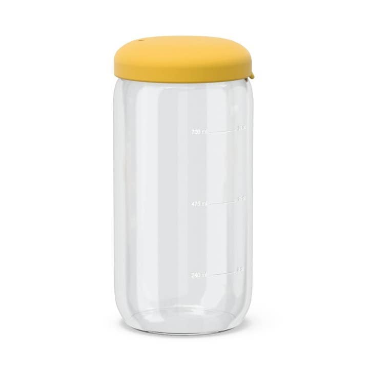 Barattolo per Alimenti in Vetro Borosilicato 25 oz - Mimosa per la vendita all'ingrosso da parte di EKOBO