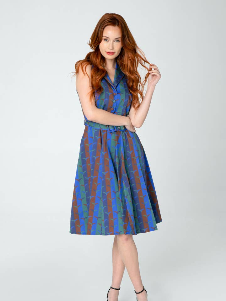 218103 | Jani | Vestido Swing Com Bolsos por atacado de Miss Lulo