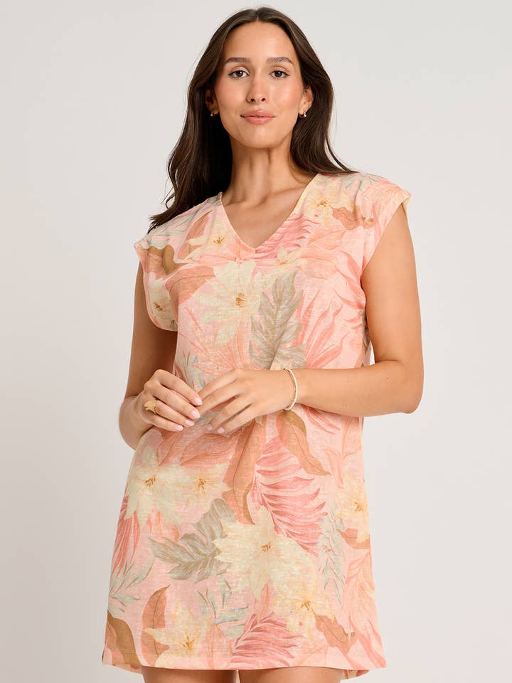 Tunique de plage à col en V pour la vente par Everyday Sunday