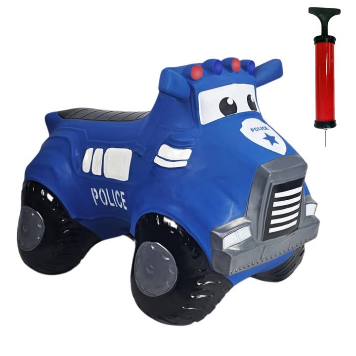 Happy Hopperz *NEW*'PATROL SQUAD'- BLUE POLICE PATROL TRUCK for wholesale by Happy Hopperz