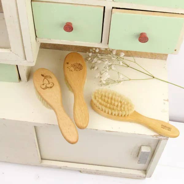 BARNABÉ AIME LE CAFÉ - Wholesale Hair Brush/Comb - Kids & Baby - Baby hairbrush made of wood and silk bristles7