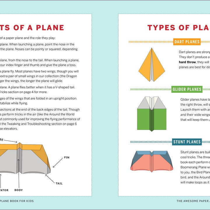 Sourcebooks - Wholesale Crafts, Hobbies & DIY - Awesome Paper Airplane Book for Kids2