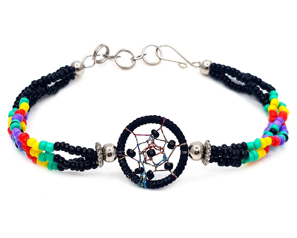 Pichincha - Wholesale Beaded Bracelet - Native Inspired Dream Catcher Beaded Multi Strand Bracelet9