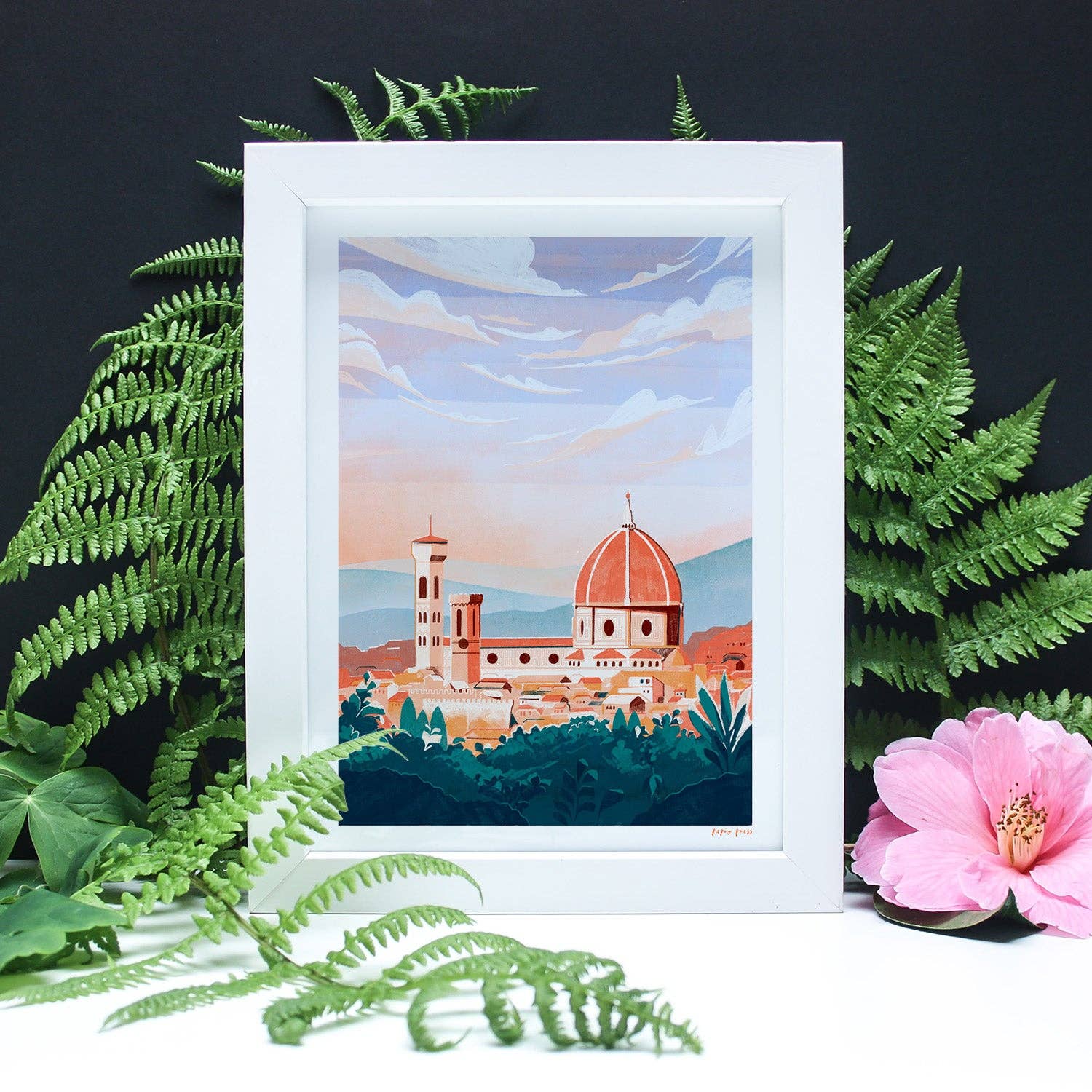 Papio Press - Wholesale Art Print - Florence Cathedral, Italy Artists Print Wall Art2
