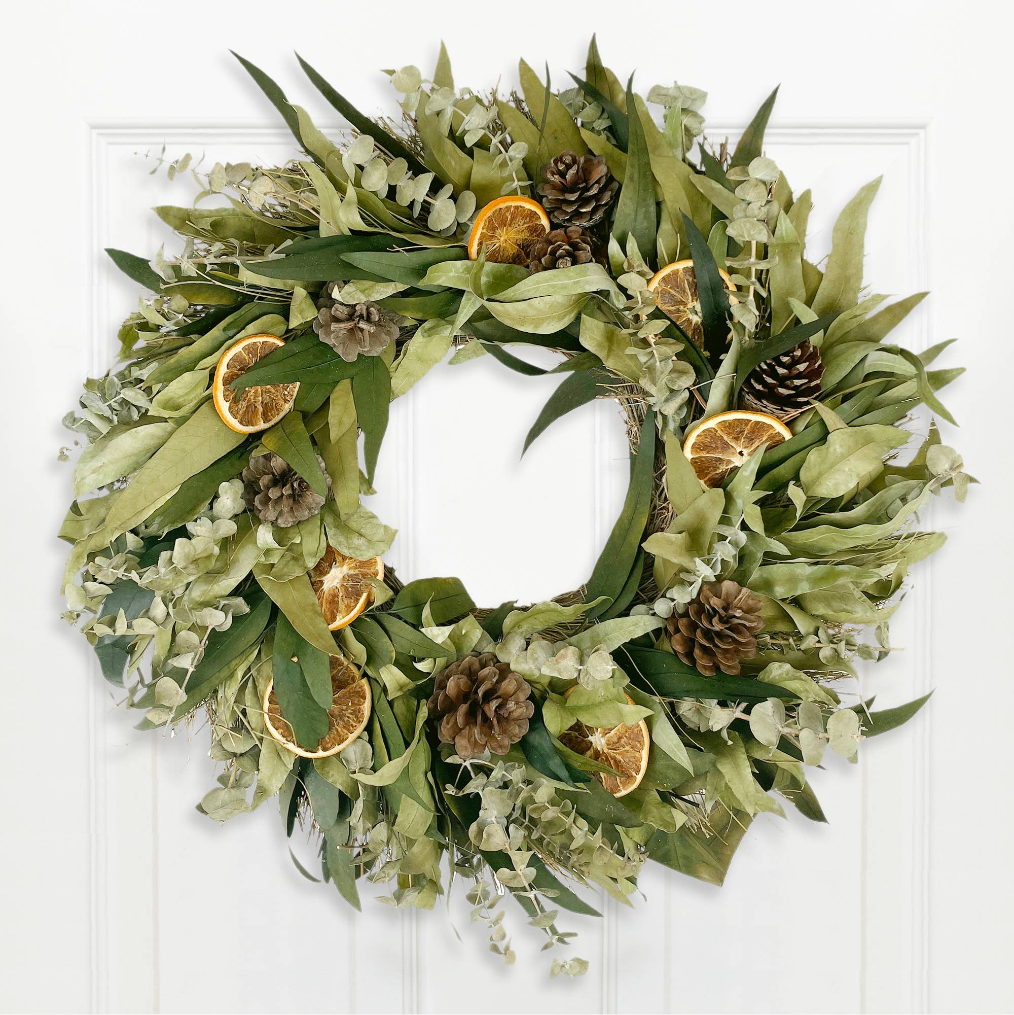 Andaluca - Wholesale Wreath - Citrus & Eucalyptus Spice Wreath2