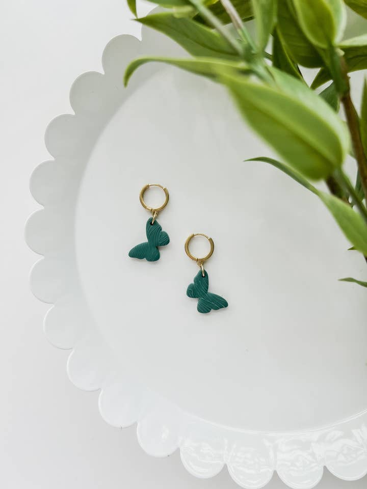 Green Butterfly Huggies voor wholesale door Taylor Toms Designs