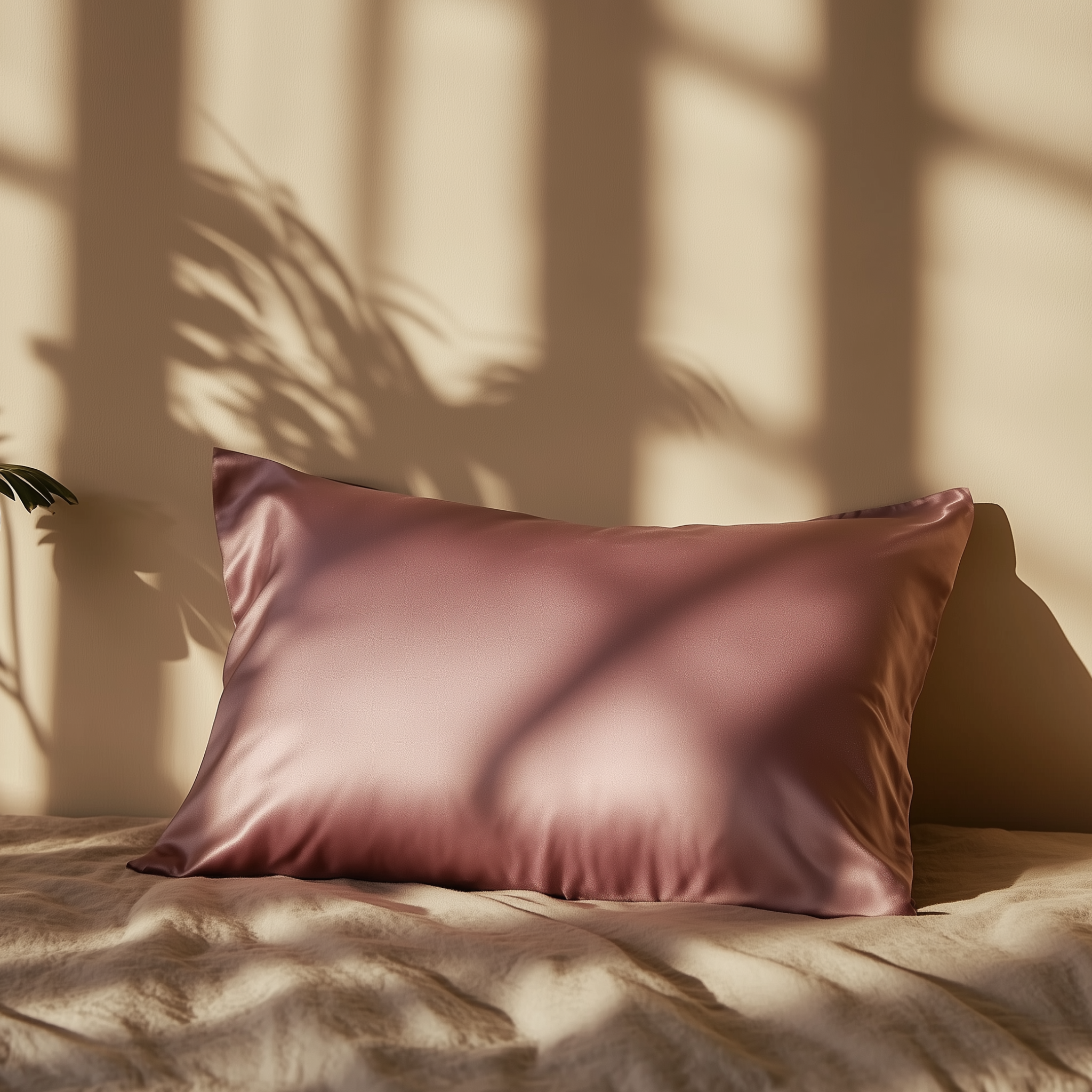 Sunday Silks - Wholesale Bedding Pillowcase/Sham - Silk Pillowcase Deep Mauve Standard (Pack of 1)3