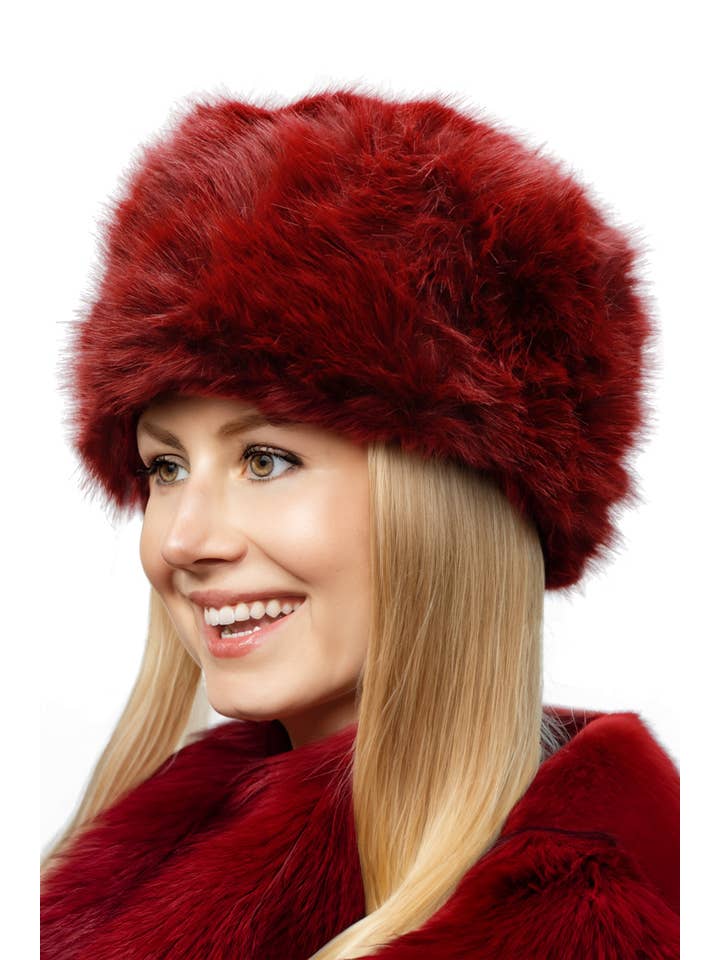 Cap Zone - Vente Manteau en fourrure/fausse fourrure – femme - Chapeau cosaque Papakha en fausse fourrure douce
