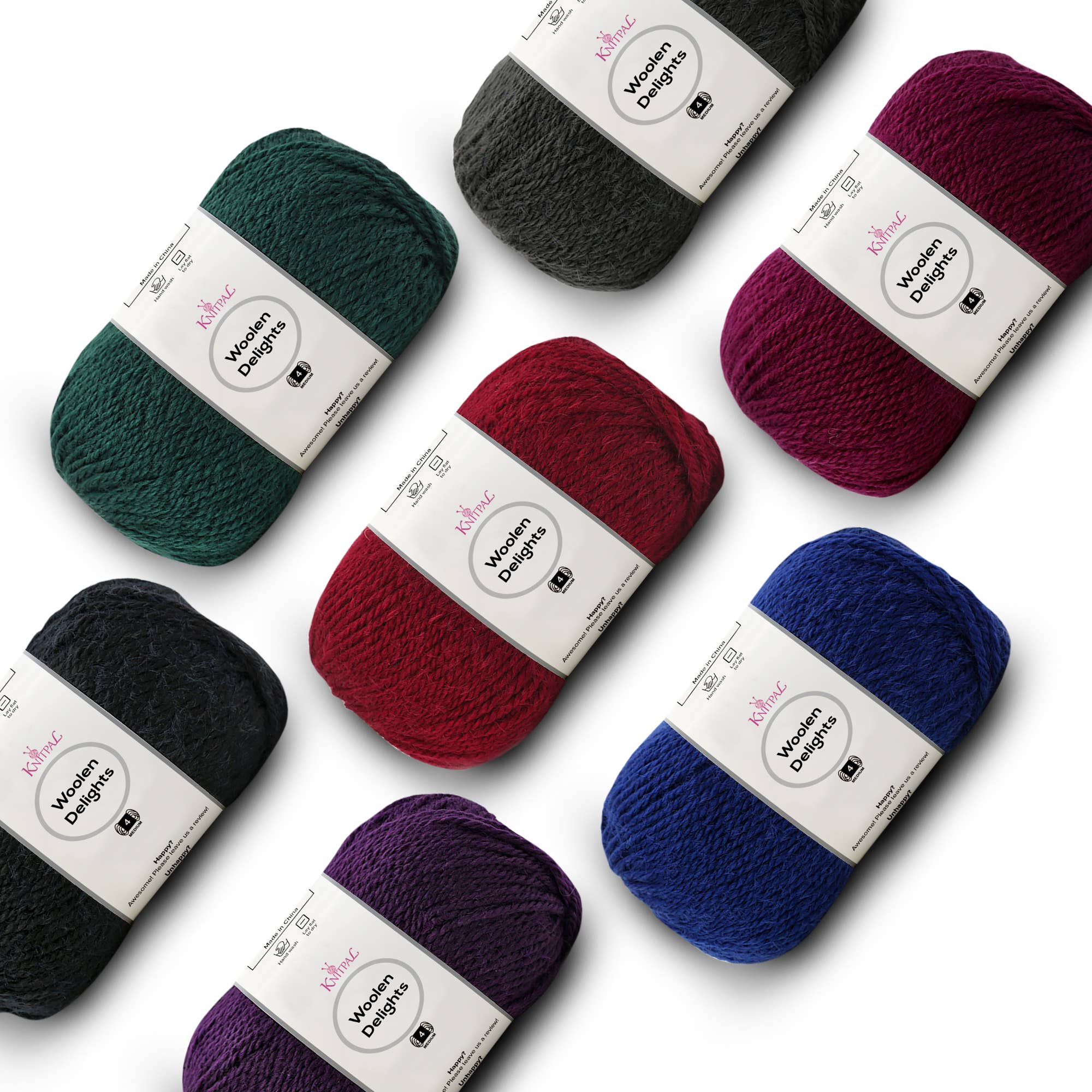 KnitPal - Wholesale Yarn - Woolen Delights Multicolor Pack of 7 Skeins13