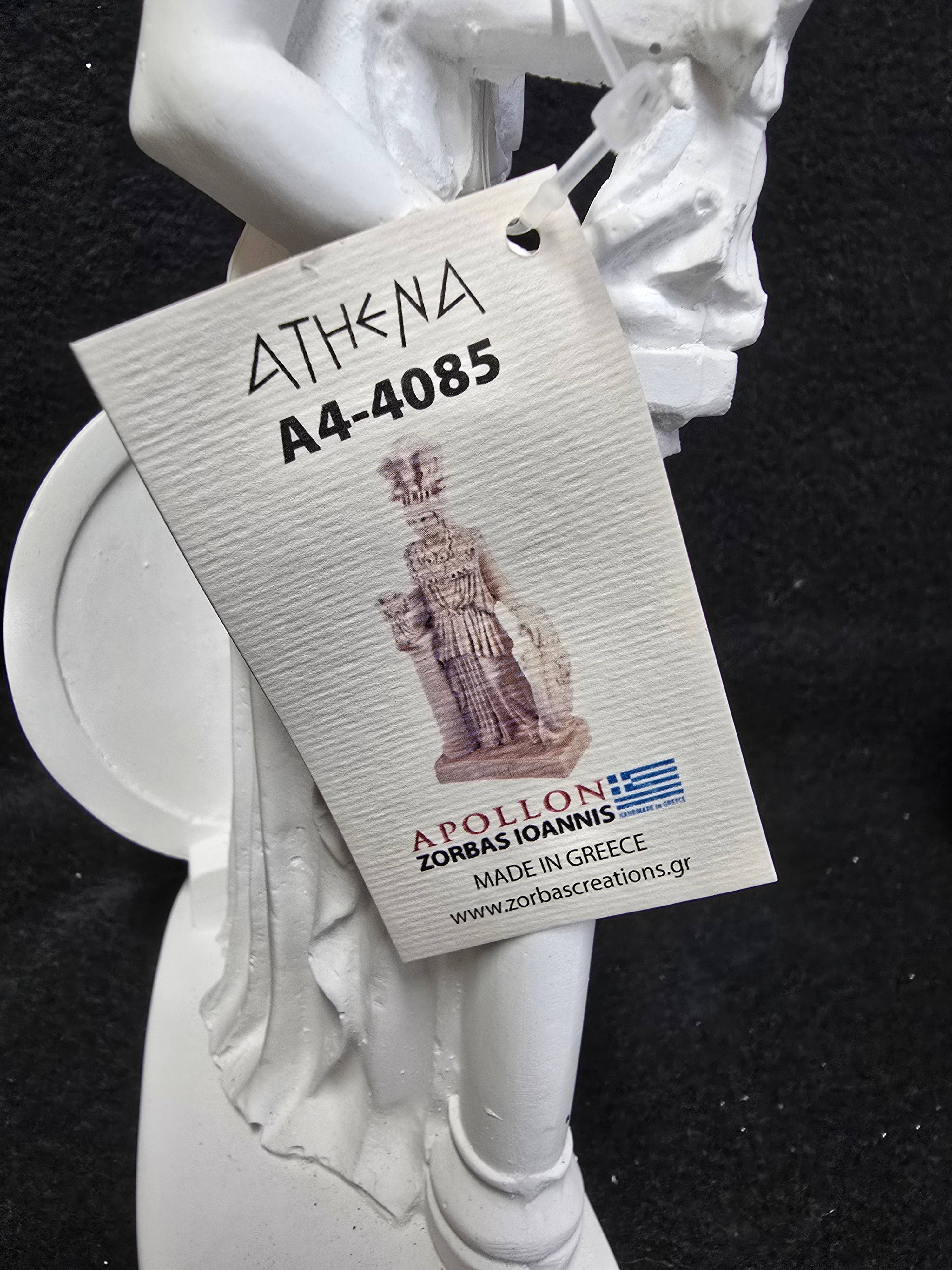 2 Greeks Inc - Wholesale Decorative Figurine - Handcrafted Athena Statue – A Symbol of Wisdom & Victory3