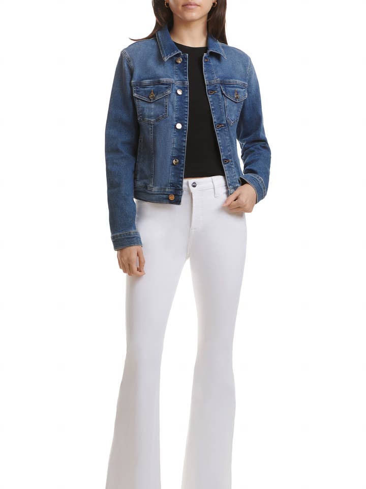 Cropped Trucker Jacket for wholesale by Jen7