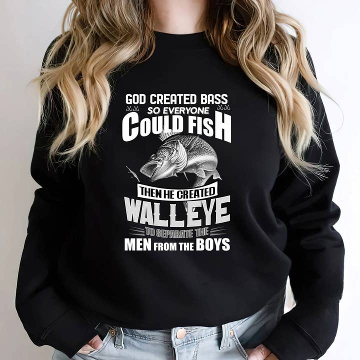 Bass Fishing Quote Sweatshirt, Bass Fishing Shirt for wholesale by EagleAceApparel